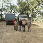 अवैध खनिज परिवहन हाईवा जप्त (1)